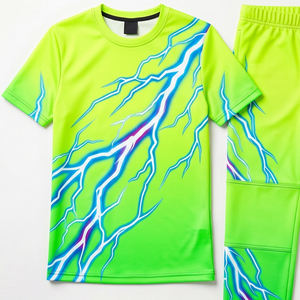 Uniformes de porristas de dos piezas, conjunto personalizado de top corto y falda, ropa sublimada para equipos de competición All Star - Product Image 2