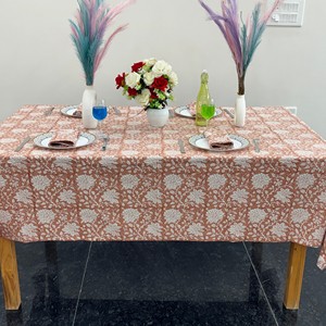 Nappe en coton faite à la main élégante avec bordure en dentelle, style luxueux, pour la décoration de table de salle à manger ou d'événements, prix bas disponible - Product Image 1