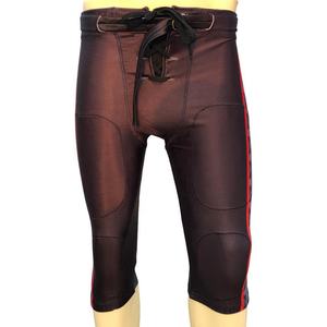 Logotipo personalizado 100% Poliéster Ropa de equipo de fútbol americano Práctica profesional Malla Tela Compresión Pantalón corto de fútbol americano - Product Image 4