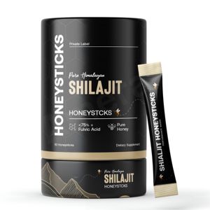 Sachets de shilajit infusé au miel certifiés GMP ISO, fabricant en marque blanche, export en gros - Product Image 1