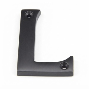 Lettres et chiffres en fonte résistants aux intempéries, noir mat, pour enseigne de maison, résistants à la rouille, alphabet extérieur pour boîte aux lettres et portail - Product Image 1