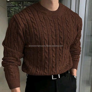 Camisa de Invierno para Hombre, Antiarrugas, con Logotipo L Bordado, Diseño de Parches, Material de Lana/Cachemira, Antiencogimiento - Product Image 4