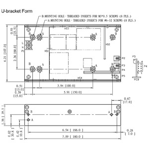 Fuente de Alimentación Médica AC-DC de Tipo Encapsulado, Salida Única, FranMar FPM500F-S480-E 500W 48V 10.42A, Entrada 90-264V, UL60601-1, Clase BF - Product Image 3