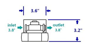 Plastic Manual Filter Holder 3/8" Female Thread Quick Change Single Stage Filter Cartridge Everpure Compatible 2501-3500 GPH - Product Image 3