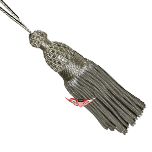Borlas de lingotes de plata pour églises, décorations métalliques or et argent avec boule pour vêtements liturgiques - Product Image 3