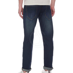 Pantalones vaqueros clásicos para hombre, corte regular, cómodos para la moda diaria, uso cotidiano y un look informal. - Product Image 2