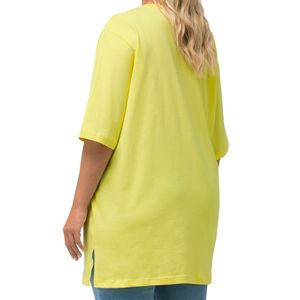 Camiseta Personalizada para Mujer, 100% Algodón, Cuello en V, Talla Grande, Lisa, para Impresión Digital, OEM, ODM, Ropa al por Mayor, Camiseta Suave de Algodón con Cuello en V - Product Image 4