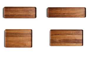 Bandeja de Servir Ovalada de Madera Ecológica, Color Sólido, Diseño Moderno Minimalista, Plato de Exhibición Duradero para Decoración del Hogar - Product Image 6