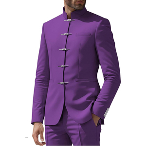Chaqueta Tradicional Bávara para Hombre, Estilo Trachtenjanker Alemán Clásico, Cuello Alto, para Bodas, Eventos Formales y Oktoberfest - Product Image 6
