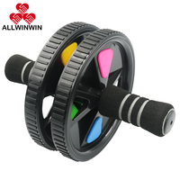 ALLWINWIN ABW28 Roda Abdominal - Roller Warna-warni untuk Latihan Inti di Gym