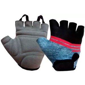 Guantes Deportivos Unisex con Palma Antideslizante para Entrenamiento de Artes Marciales, Material de Neopreno Azul y Gris - Product Image 1