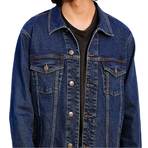 Hot Selling Casual Denim Men's Jackets Custom With Latest Style Jacket For Man <b>Top</b> Fashion And Classic Design Denim Man Jackets - Product Image 2