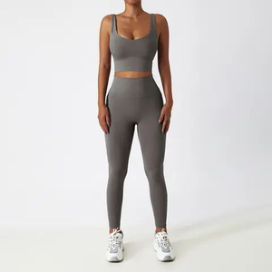 Conjuntos de Yoga Cómodos, Logotipo y Talla Personalizados OEM, Alta Demanda, Mejores Características, Diseño Único, Empaque Personalizado, Conjuntos de Yoga para Mujer - Product Image 4