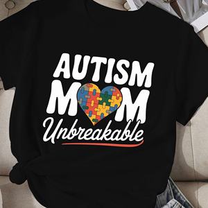 Camiseta cómoda para mujer Autism Mom Unbreakable - Product Image 1