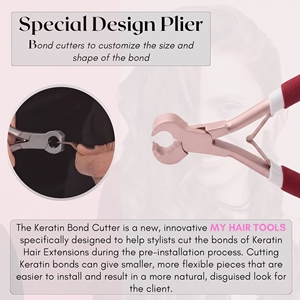 Multi Purpose Keratin Bond <b>Cutter</b> Hair Extension Removal Pliers Stainless Steel Tool for Fusion Micro <b>Ring</b> Maintenance - Product Image 4