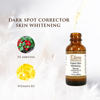 Serum Pemutih Wajah Cair Herbal Vegan Ekstrak Pepaya Asam Traneksamat Niacinamide Vitamin B3 Arbutin Anti-Pigmentasi