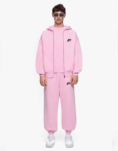Conjunto Deportivo de 2 Piezas Unisex con Estampado, Ropa Deportiva de Moda con Logotipo Personalizado, Sudadera Holgada de Alta Calidad, Ropa Urbana Moderna para Hombre y Mujer - Product Image 1