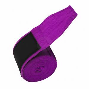 Bandages de boxe en coton violet 180 pouces, gants intérieurs MMA, protection des poignets, respirants, durables, bandages d'arts martiaux pour l'entraînement - Product Image 5