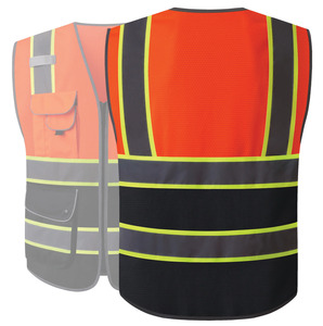 Chaleco de Seguridad sin Mangas de Material Transpirable de Primera Calidad, con Cremallera Frontal y Bolsillos, Chaleco de Seguridad Resistente para Hombre - Product Image 5