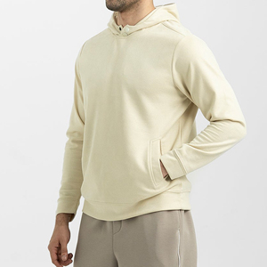 Sweat-shirt matelassé pour homme, chaud et rembourré, avec poche kangourou, pour l'hiver, vêtements de sport décontractés pour l'extérieur, logo personnalisé - Product Image 4