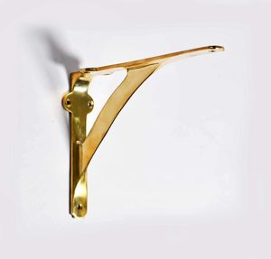 Multipurpose Metal <b>Shelf</b> <b>Bracket</b> with Durable <b>Black</b> Finish for Kitchen Storage Bathroom Organization and Living Room Display - Product Image 1