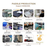 Raquettes de padel professionnelles en fibre de carbone 12k, noires, noyau en EVA, haute puissance de contrôle, légères, raquettes de tennis personnalisées