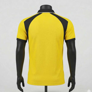 Chemise unisexe d'été à manches courtes en coton tricoté, imprimée sur mesure, anti-plis, respirante, élégante, avec col et poche - Product Image 3