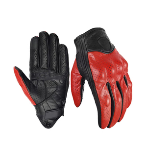 Gants de moto d'hiver professionnels noirs en nylon, demi-doigts, compatibles écran tactile, imperméables, auto-chauffants et respirants - Product Image 1