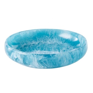 Bol moderne pour mariage royal, base noire, résine blanche, design unique, résistant au lave-vaisselle, pour fêtes et présentation de fruits - Product Image 5