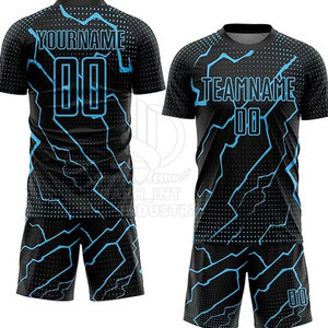 Dernier design, nouveau style, uniforme de football respirant imprimé par transfert thermique, qualité supérieure, couleur unie, 100% polyester, en vente - Product Image 3