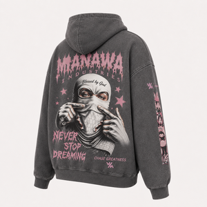 เสื้อสเวตเชิ้ตคอกลมทรงโอเวอร์ไซส์ MANWA สำหรับทุกเพศ สไตล์สตรีทแวร์ ผ้าฝ้าย 100% เฟรนช์เทอร์รี่ ดีไซน์กระเป๋าแบบเรียบง่าย เหมาะสำหรับใส่ในฤดูหนาว คุณภาพสูง รับผลิตแบบ OEM - Product Image 4
