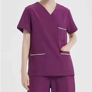 Uniformes de Enfermera de Manga Corta con Pantalones Jogger, Traje de Médico para Hospital - Product Image 1