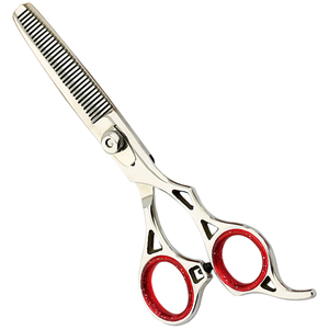 Ciseaux de coiffure OEM 6 pouces en acier inoxydable – Kit de coupe et d'éclaircissement ergonomique pour barbier – Outils de précision pour salon de coiffure - Product Image 2