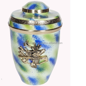 Urna espiritual natural rústico acabado pulido materia prima sin terminar urna sólida urna de metal fundido de ingeniería - Product Image 1