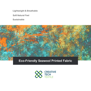 DIP-CH5741 Uinfi-Poly/Seawool/Spandex=40/50/10 C6 W/R, Lana de mar reciclada sostenible con impresión digital para pantalones cortos de playa - Product Image 5