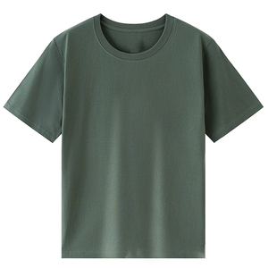 Camiseta de Cuello Redondo de Algodón Puro 180GSM, Lisa, Talla Grande, Casual, Transpirable, con Logotipo Personalizado Bordado, Precio de Fábrica de Bangladesh y China, OEM - Product Image 3