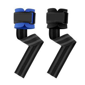Attelle de poignet en coton Rhino Fitness bleue et noire avec fermeture auto-agrippante, support sportif extérieur pour homme, utilisation main droite - Product Image 5
