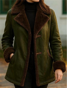 Veste en cuir véritable pour homme, col montant, hiver, coupe slim, décontractée, avec logo frontal, chauffante et respirante - Product Image 5