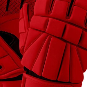Gants de hockey imperméables personnalisables de haute qualité en cuir synthétique avec fermeture auto-agrippante et poignées multicolores - Nouvelle sortie ! - Product Image 4