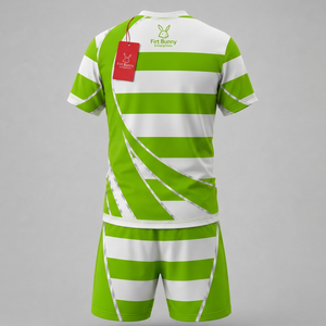 Uniforme de rugby diseñado para el rendimiento con tela de secado rápido, construcción duradera y opciones de personalización de colores vibrantes para equipos. - Product Image 2