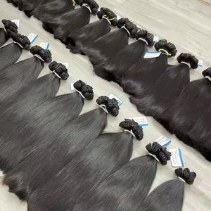 Vente du BLACK FRIDAY, lot brut de cheveux humains vietnamiens 100% naturels, lisses, tissés, de haute qualité, disponibles en grande quantité en stock - Product Image 3