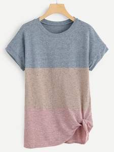 T-shirt pour femme artisanal et biologique, fibre naturelle, texture brute, léger, écologique, durable, essentiel pour la garde-robe - Product Image 3