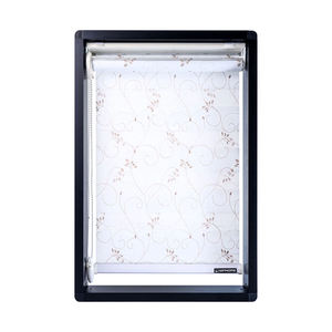 Persiana Romana Eléctrica Winhome, Diseño Horizontal, Filtrado de Luz, Bloqueo UV, para Ventanas Corredizas, Diseño Moderno, Instalación Lateral - Product Image 2