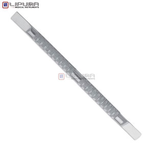 Professional Dual End Stainless Steel Skincare <b>Tool</b> Precision Cuticle Pusher Foot Rasp Long Handle <b>Blackhead</b> Acne <b>Extractor</b> - Product Image 2