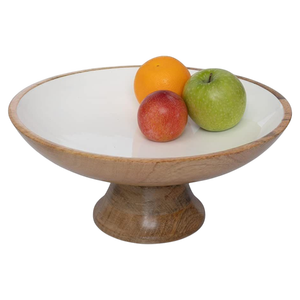 Nuevo tazón decorativo de madera para vajilla de cocina, centro de mesa para comedor, decoración del hogar, decoración de interiores - Product Image 6