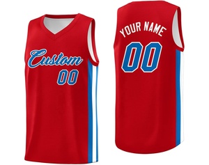 เสื้อบาสเก็ตบอลขนาดใหญ่พิเศษผ้าโพลีเอสเตอร์ระบายอากาศได้ดีแห้งเร็ว100% โลโก้ตามสั่ง - Product Image 6