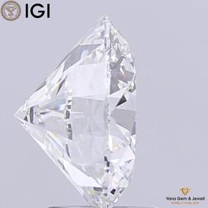 Statement Maker 4,50 CT CVD Lab Grown Diamond 10,73 MM Corte redondo E Color VS1 Clarity IGI Certified Jewelry Goals para un diseño atrevido - Product Image 5