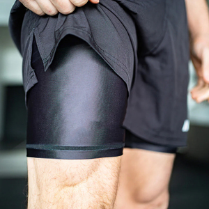 Shorts MMA unisexes de haute qualité à impression numérique, respirants, 100 % polyester, sans coutures, logo frontal thermocollé, service OEM, personnalisable - Product Image 6