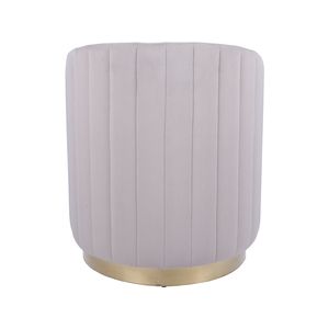 Pouf bicolore color tortora con contenitore o sgabello da toeletta per l'arredamento della casa - Product Image 6