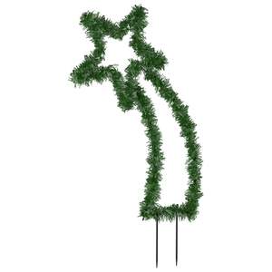 Décoration lumineuse de Noël blanc chaud en fer et PVC vert - Product Image 4